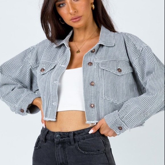 Princess Polly Jackets & Blazers - Princess Polly Gingham Nixi Jacket / Skirt Set